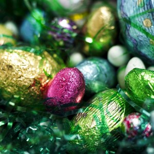 Foil Wrapped Easter Eggs